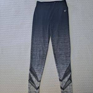 Justice Black Fading White Legging Pants